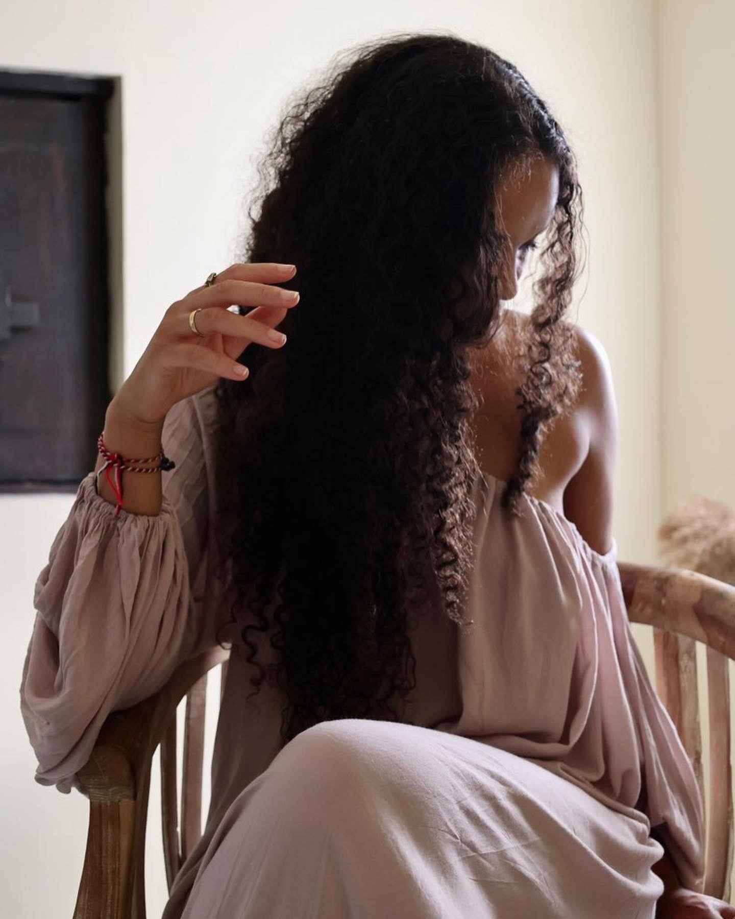 Routine cheveux secs
